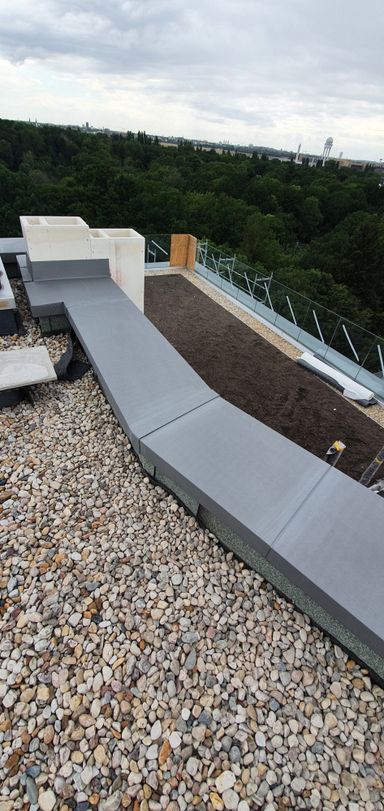 Mauerabdeckung mit Innenecke
